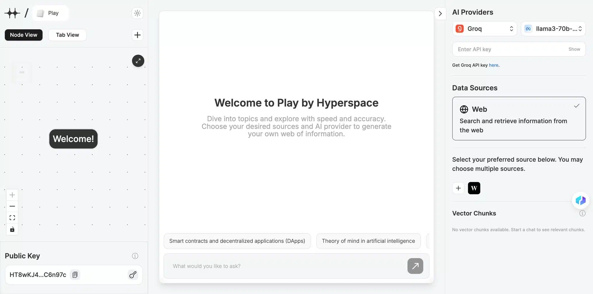 Play by Hyperspace