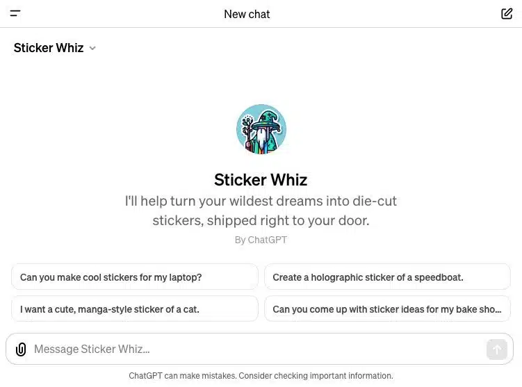 Sticker Whiz