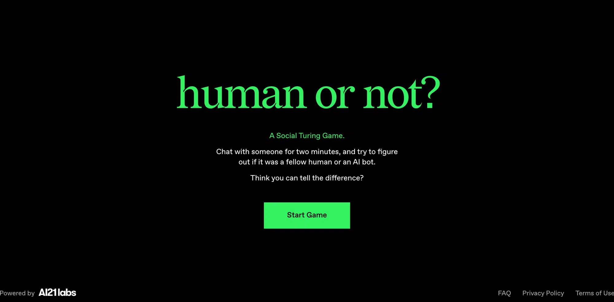 Human or Not