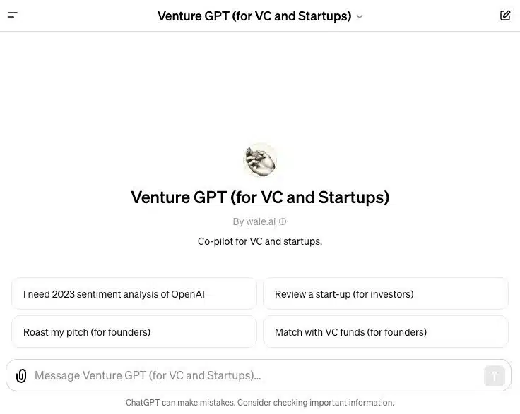 Venture GPT