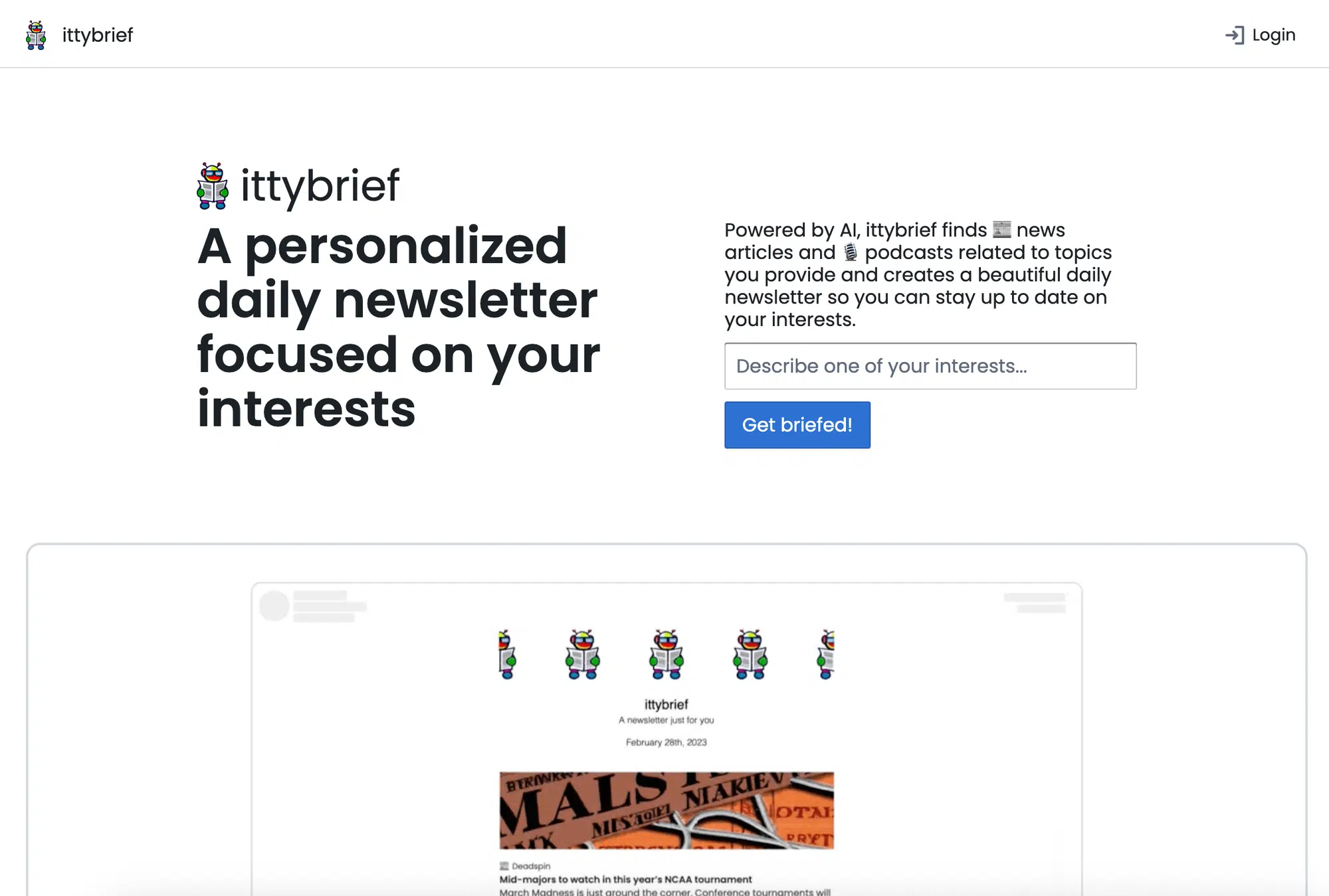 Ittybrief