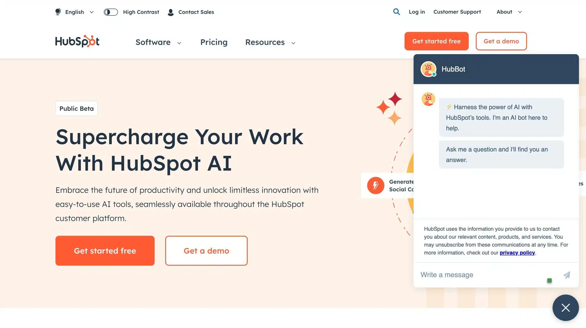 HubSpot AI