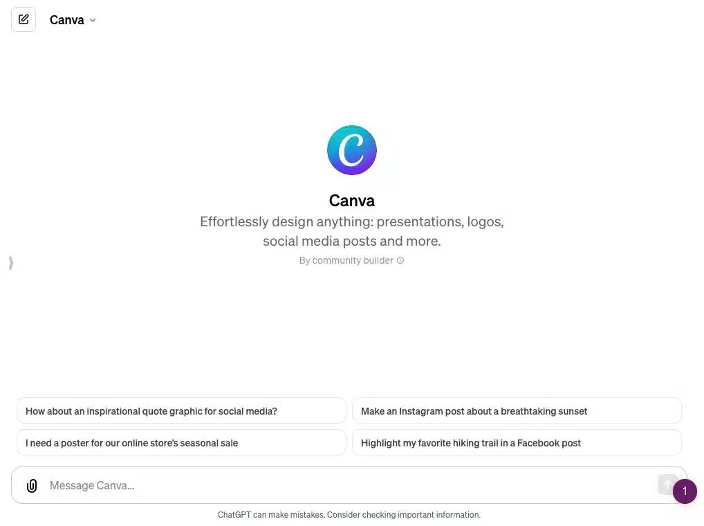 Canva GPT