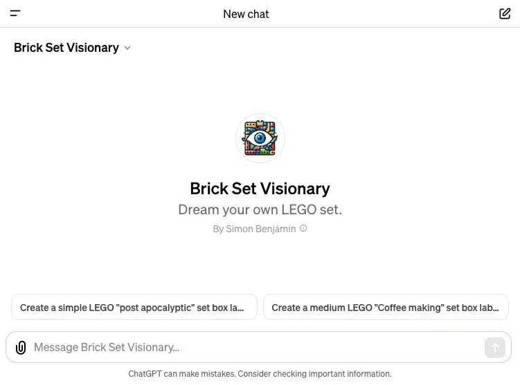 Brick Set Visionary