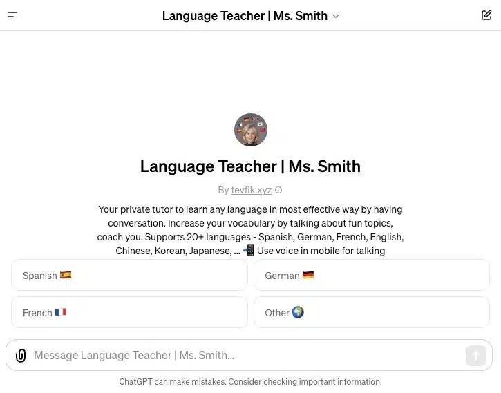 Language Teacher
