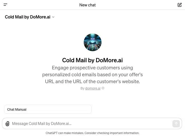 Cold Mail by DoMore AI