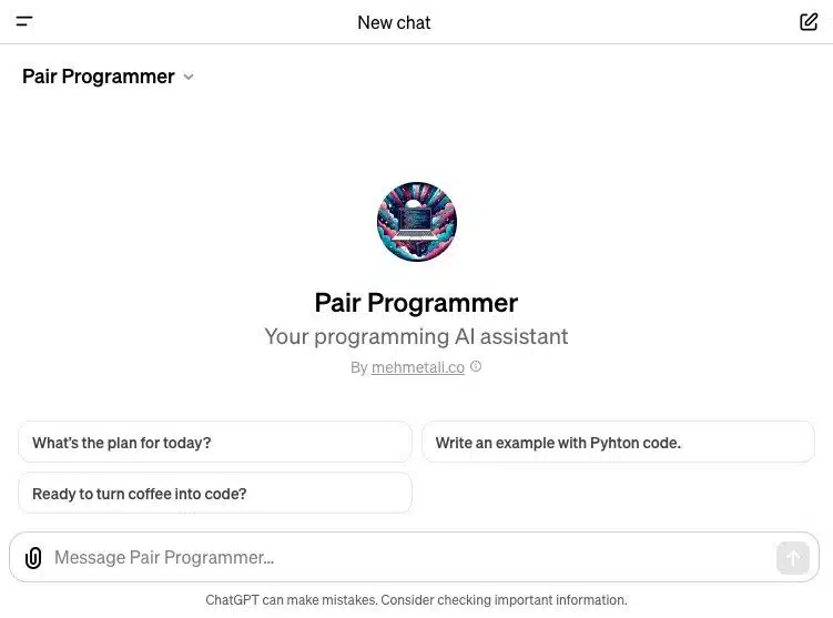Pair Programmer