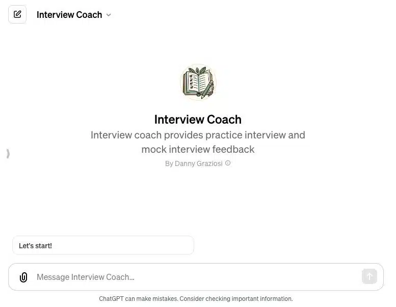 Interview Coach