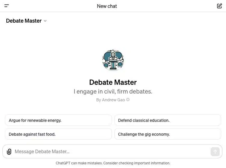 Debate Master