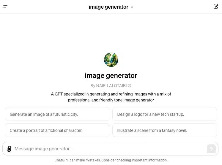 Image Generator GPT