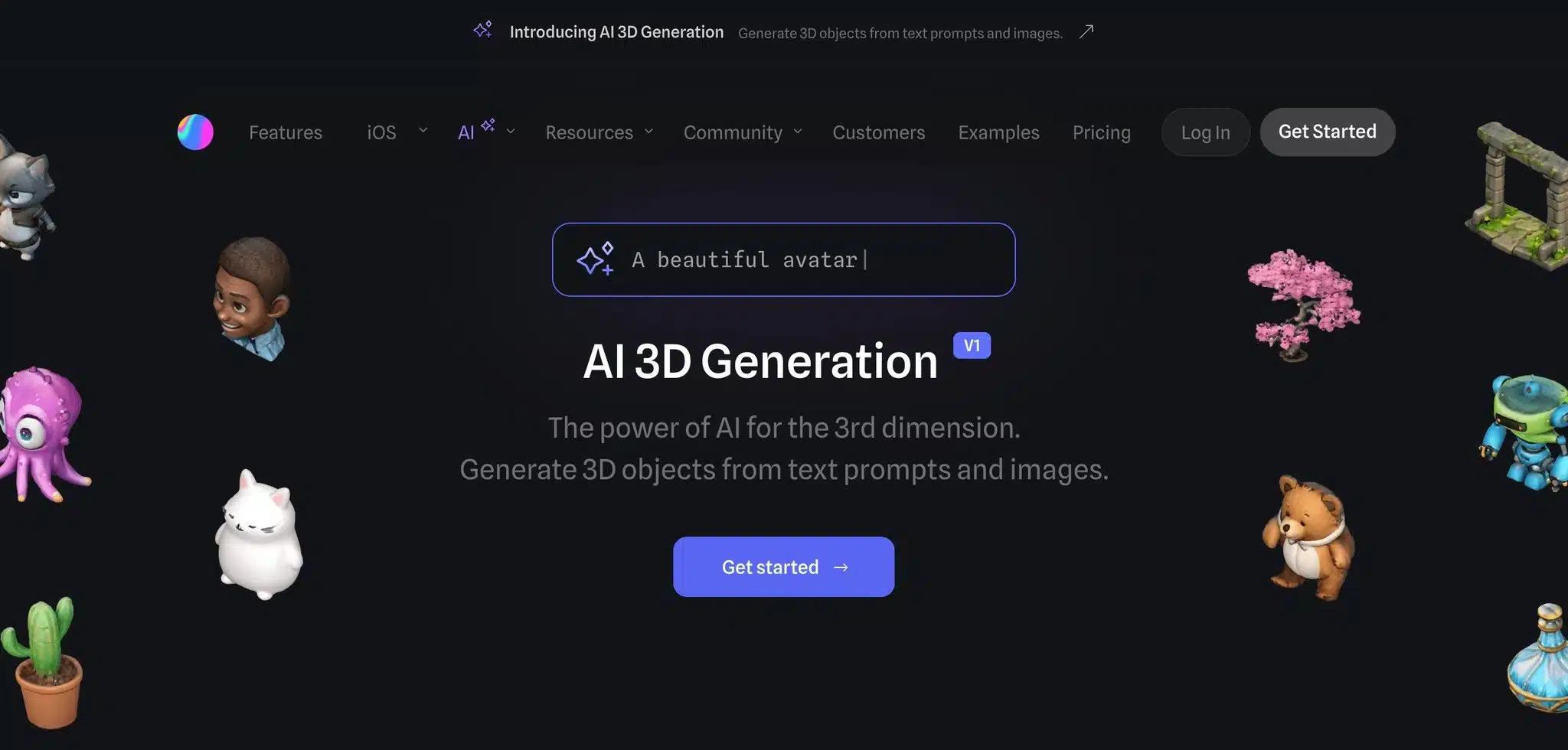 Spline AI 3D Generation