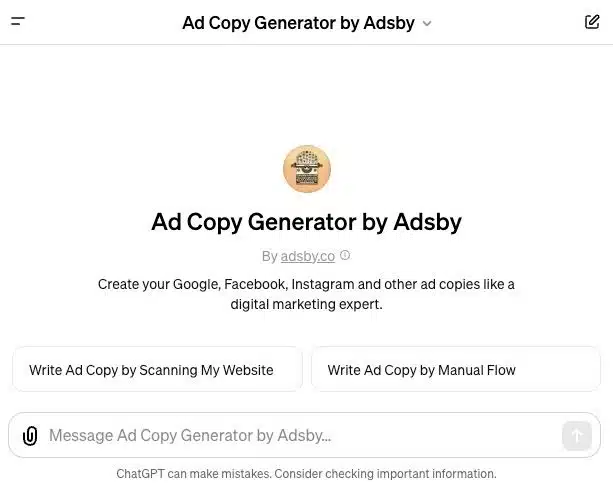 Ad Copy Generator