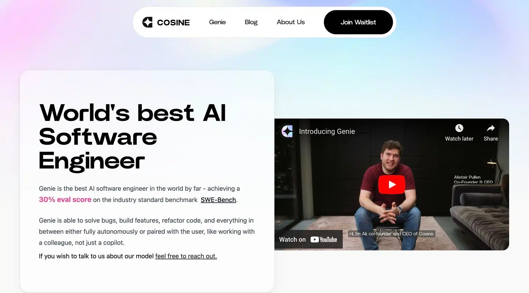COSINE Genie
