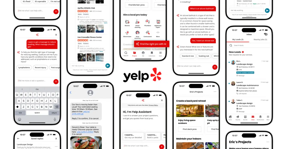 Yelp AI assistant