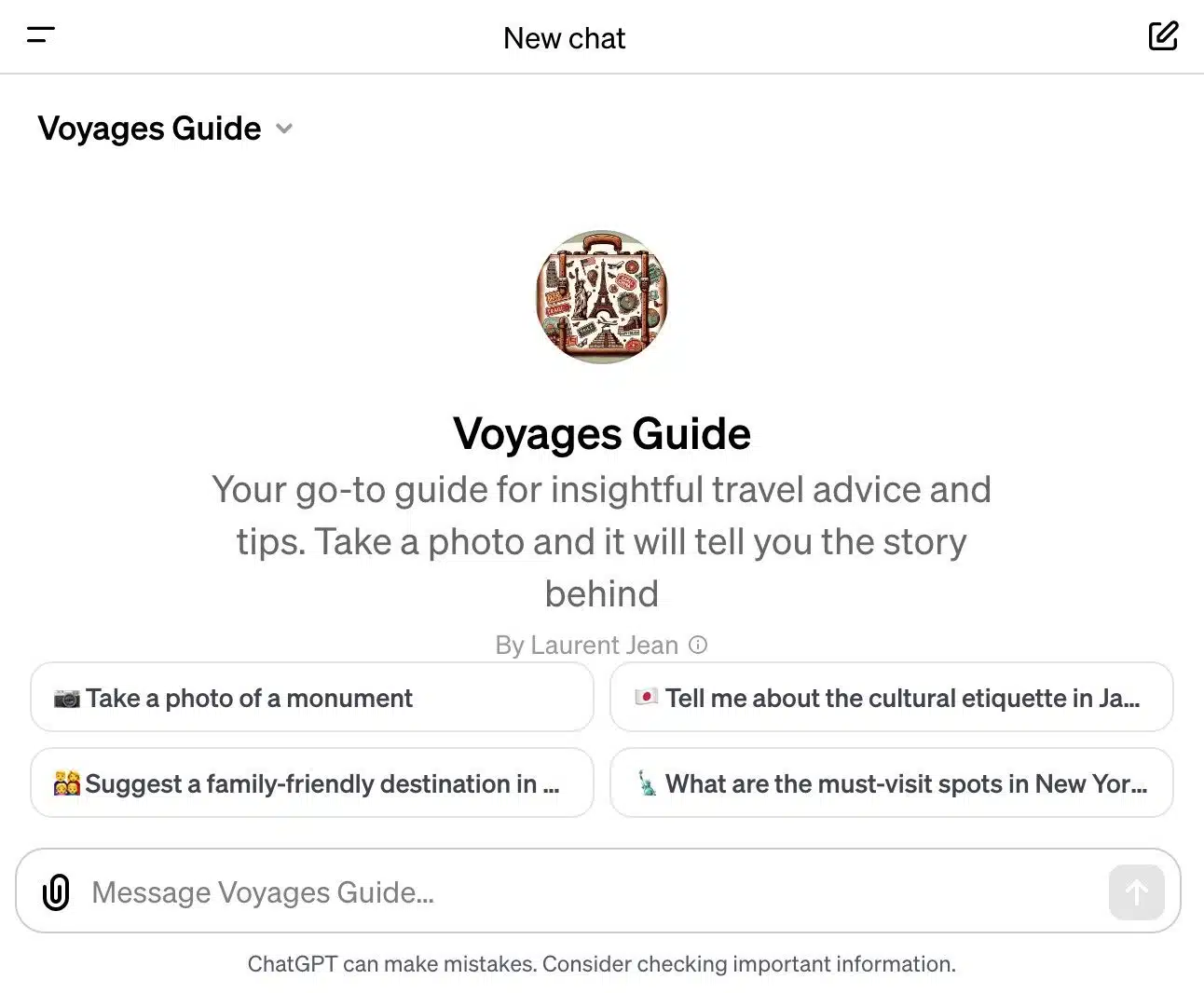 Voyages Guide