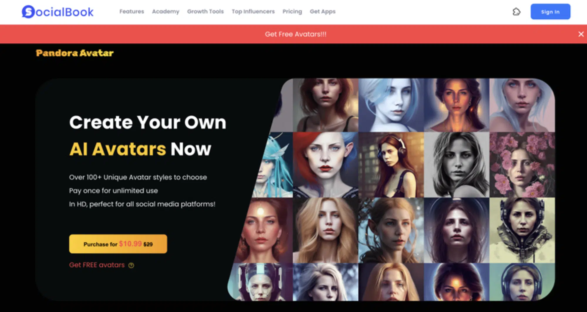 Pandora Avatars