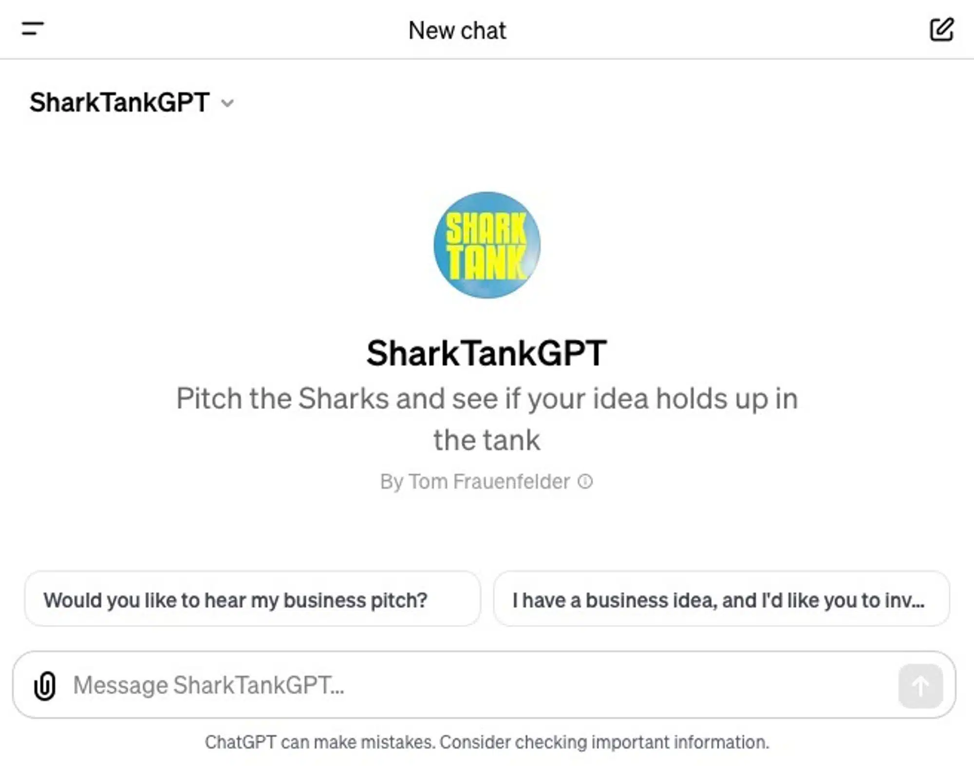 SharkTankGPT