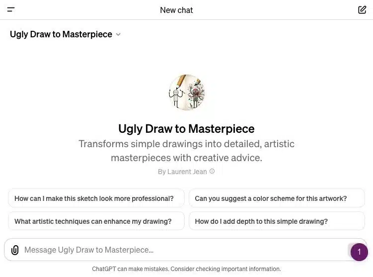 Ugly Draw to Masterpiece