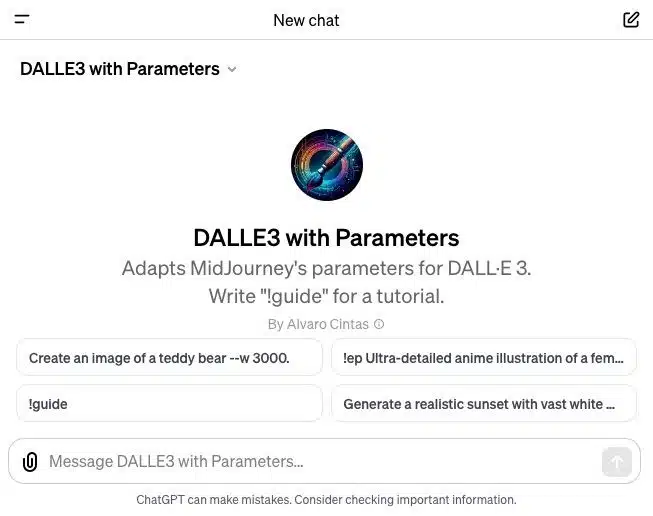 Image Generation with Parameters