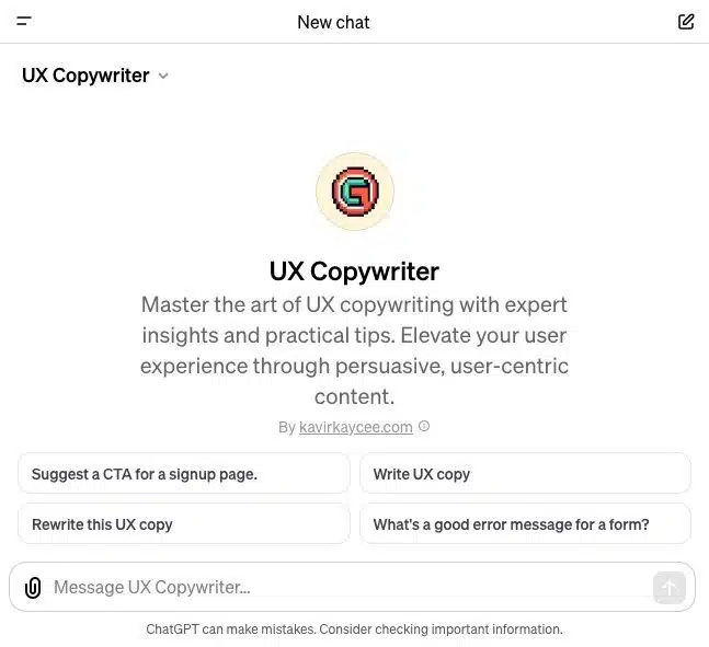 UX Copywriter